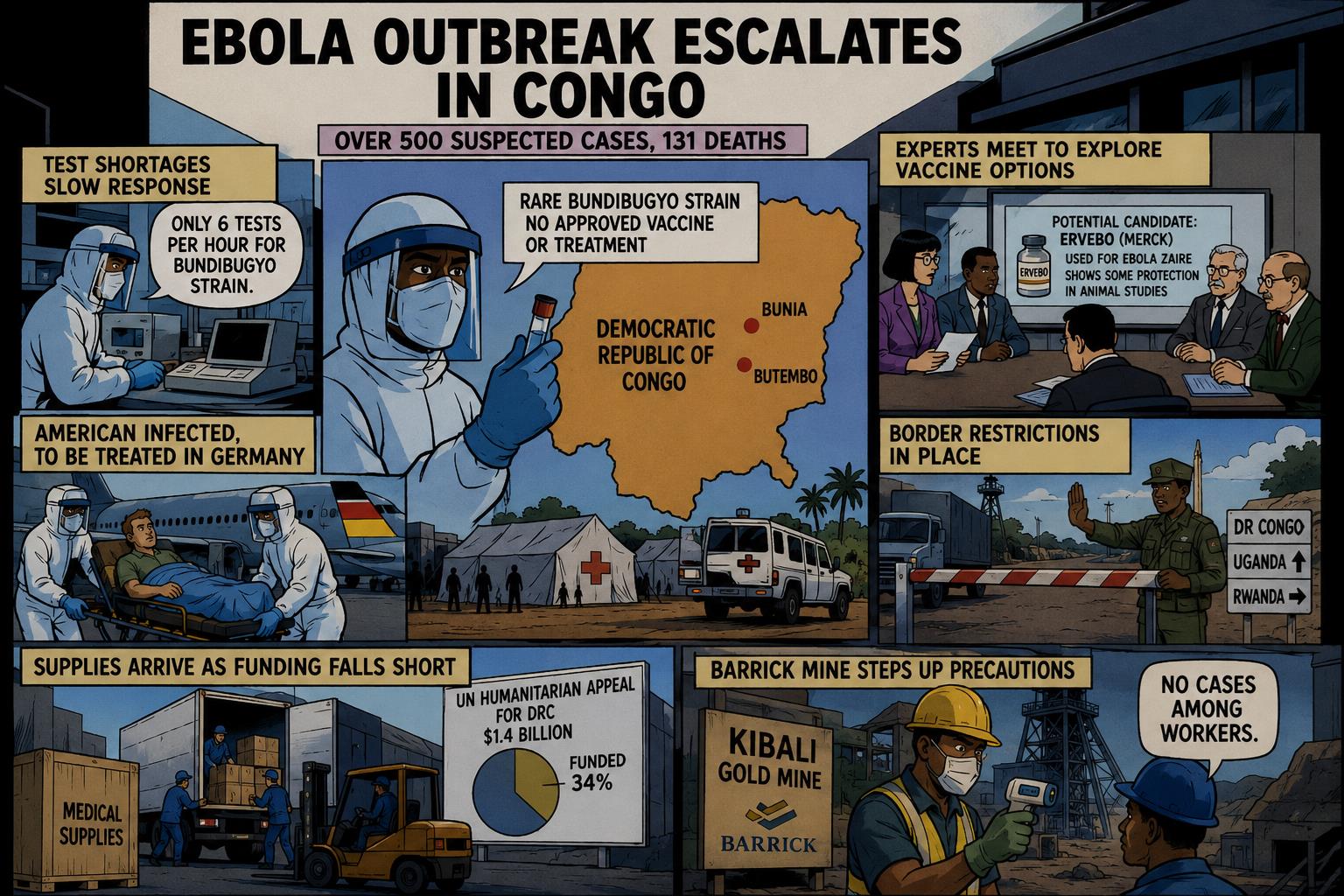 Ebola Escalates in Congo as World Races Against Time