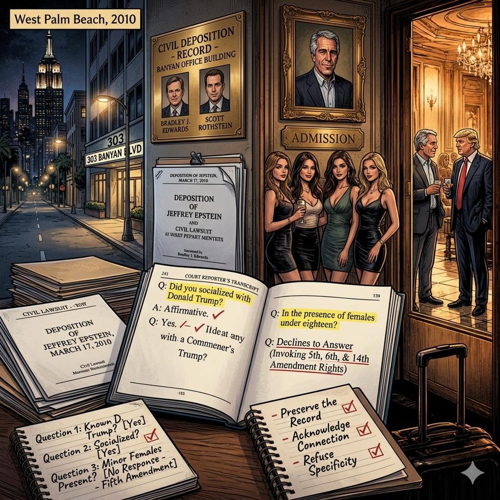 What Jeffrey Epstein Refused To Answer During A 2010 Deposition