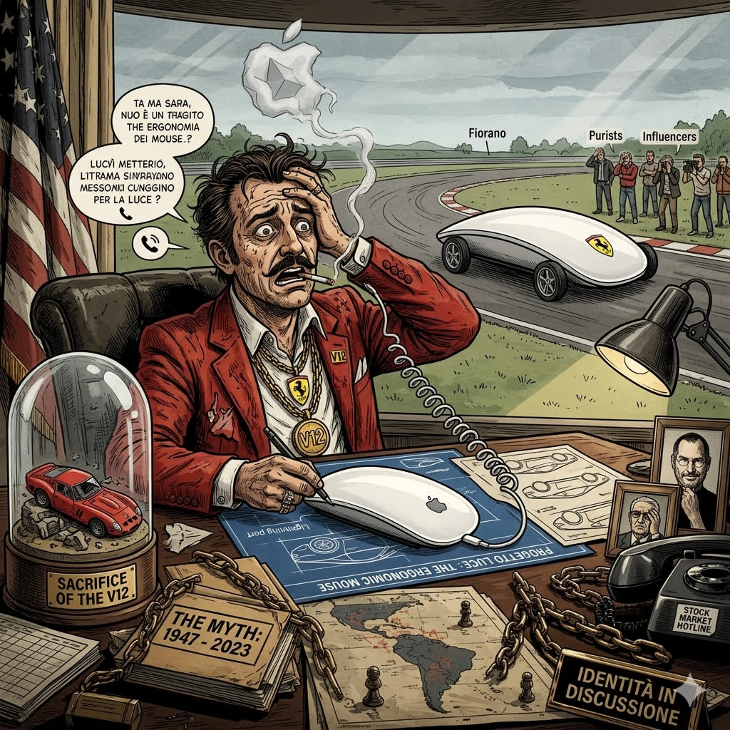 The Ferrari Luce: The Day Maranello Built an Ergonomic Mouse