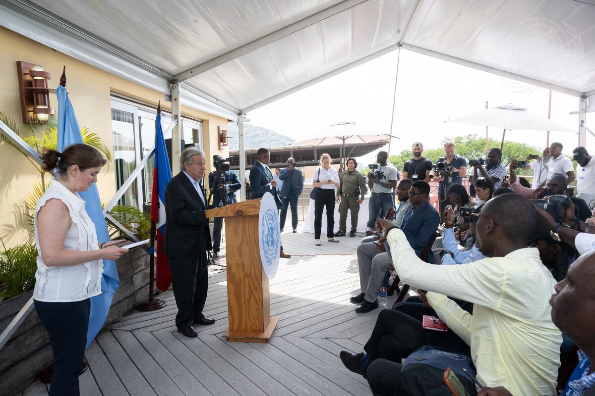 The World Cannot Ignore Haiti, Says Guterres