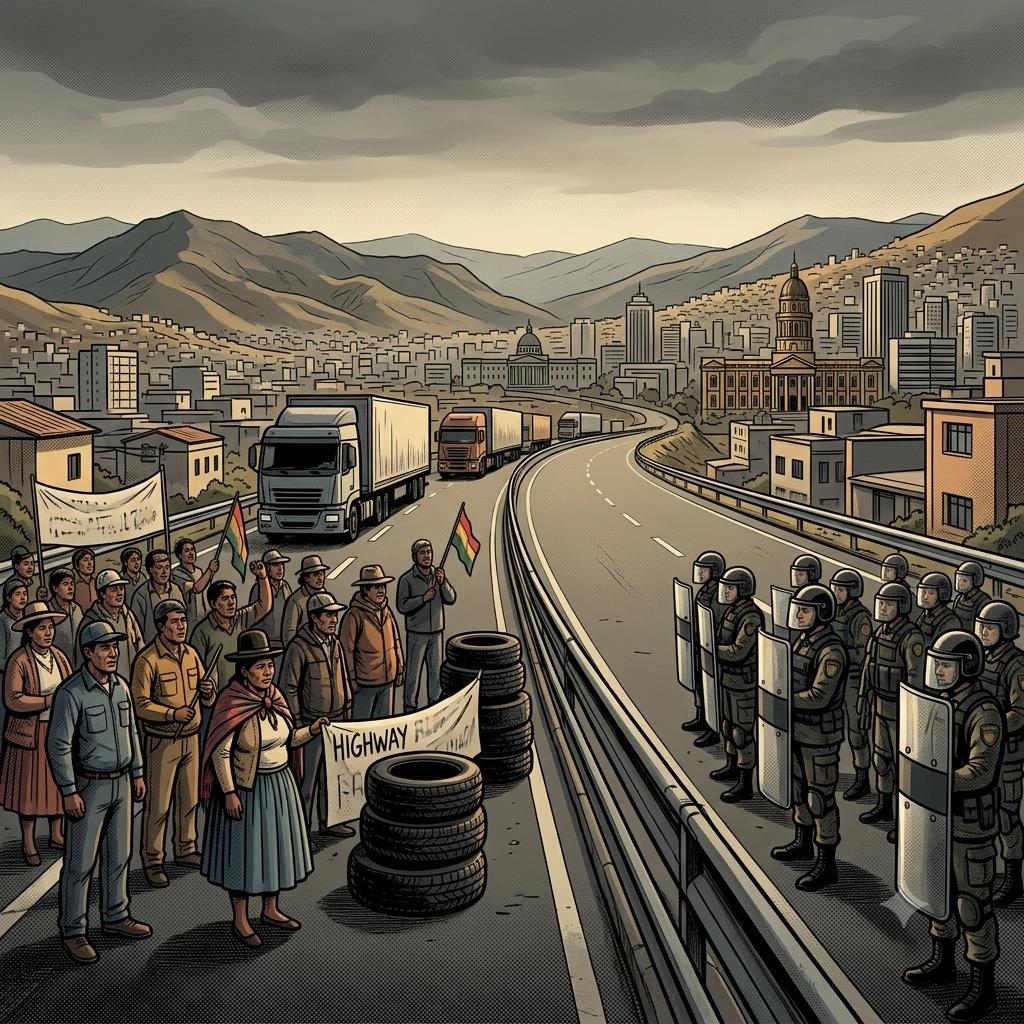 Bolivia Sees Drop In Road Blokades After State Of Emergency And Union Deal