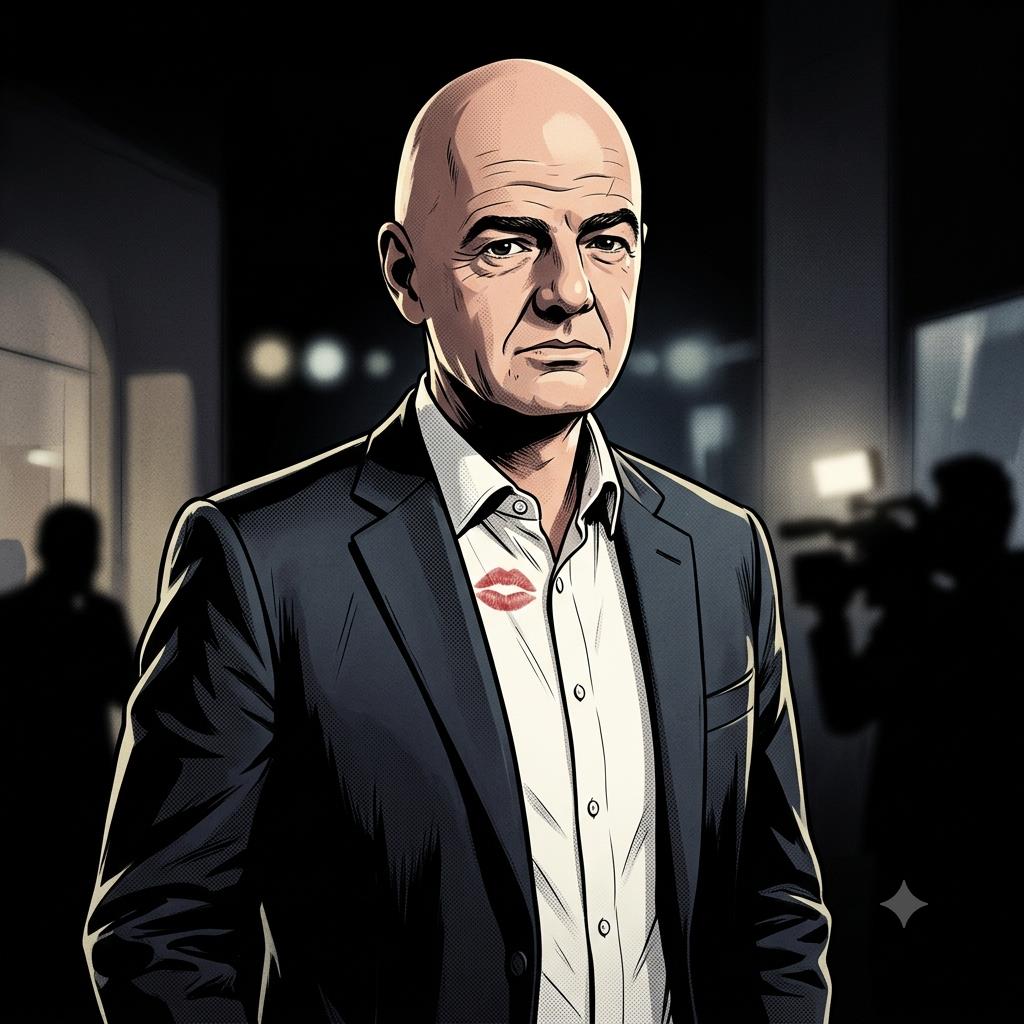 The Lipstick-Stained Shirt Of Infantino