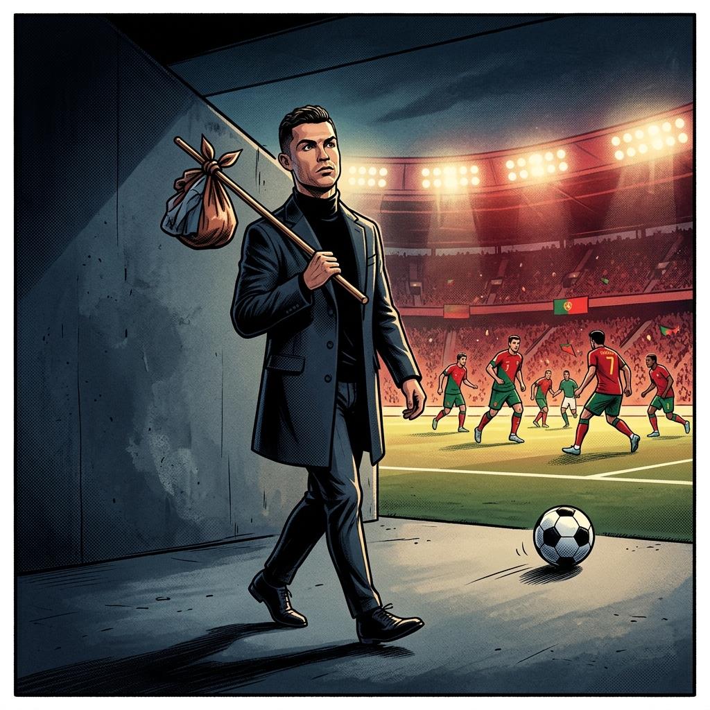 Cristiano Ronaldo Left: And The Ball Kept Rolling