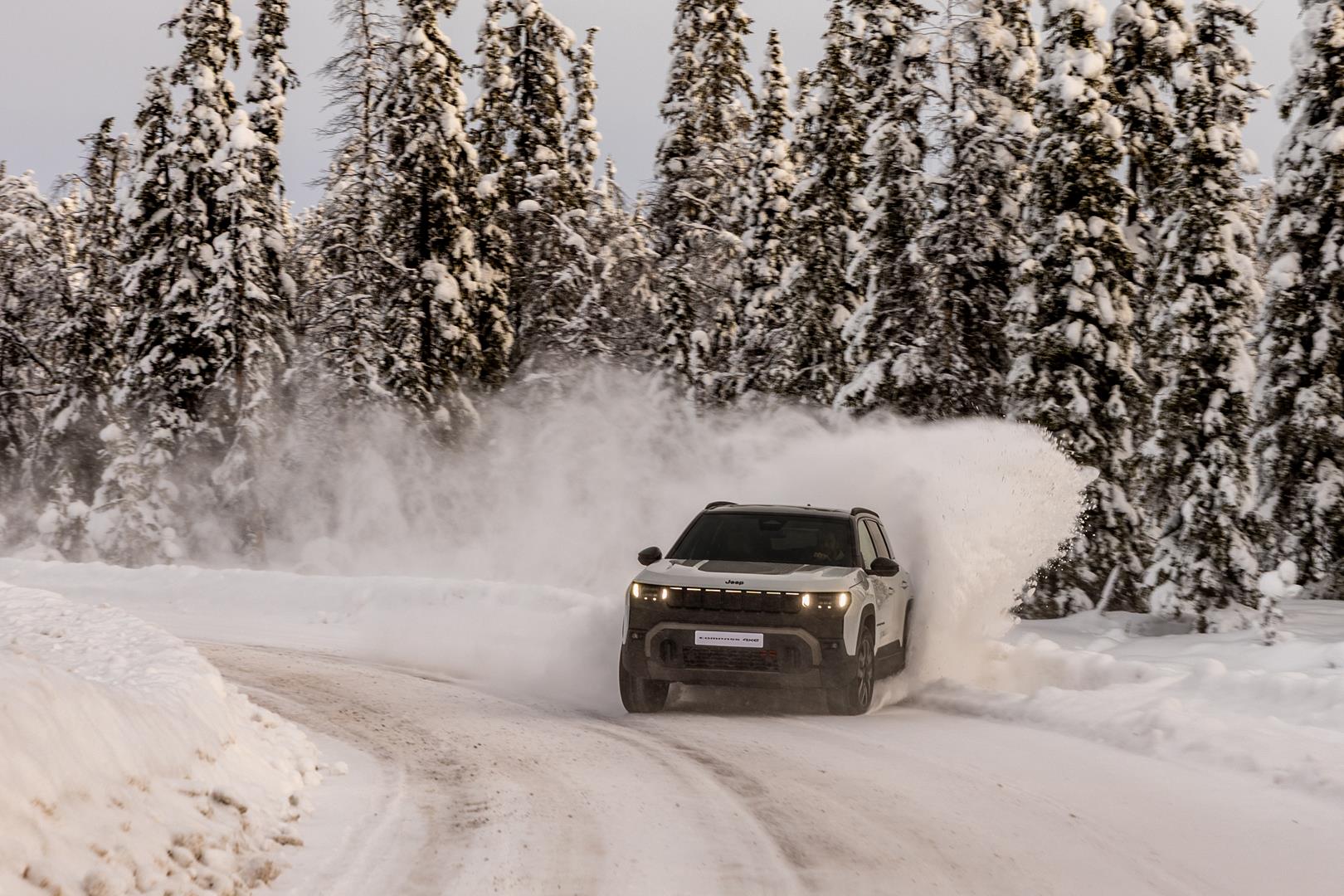 Jeep Compass 4xe Takes 375 Hp To The Snow